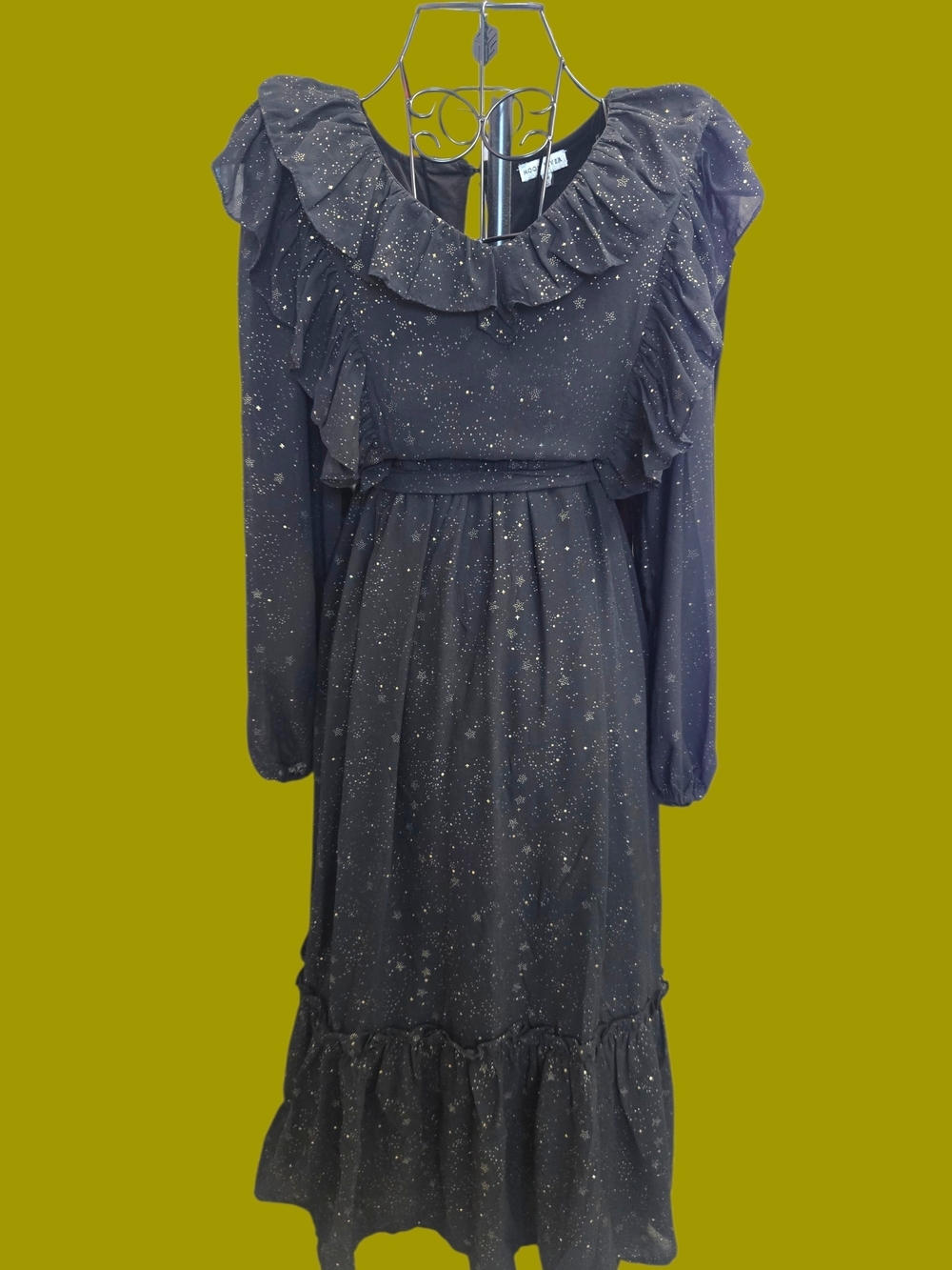Moon River Black Garment with White Label